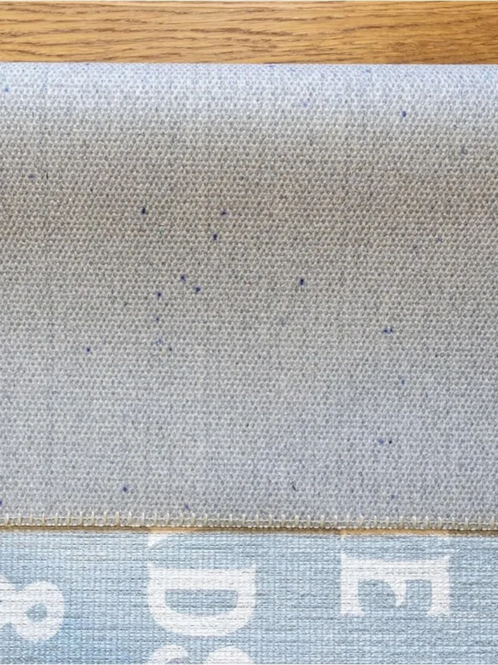 Decorative Laundry Mat - Light Blue 
